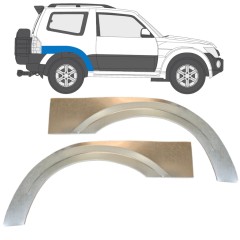 Panel de reparación guardabarros trasero para Mitsubishi Pajero 2006-2021 / Izquierda+Derecha / Conjunto 14839