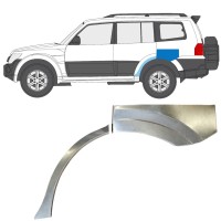 Panel de reparación guardabarros trasero para Mitsubishi Pajero 2006-2021 / Izquierda 14841