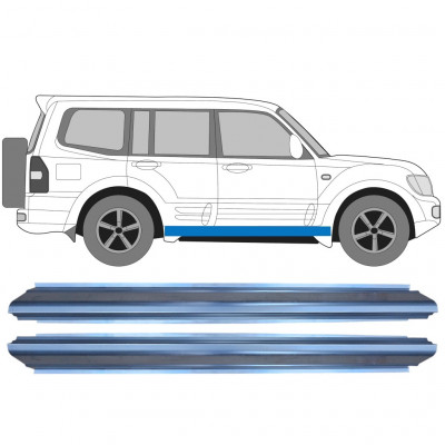 Panel de reparación del umbral para Mitsubishi Pajero 1999-2006 / Conjunto 11362