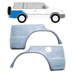 Panel de reparación guardabarros trasero para Mitsubishi Pajero 1991-2001 / Izquierda+Derecha / Conjunto 10402