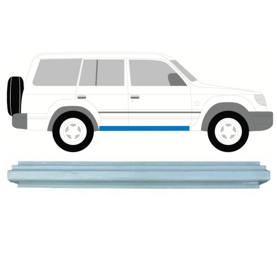 Panel de reparación del umbral para Mitsubishi Pajero 1991-2001 / Izquierda = Derecha (simétrico) 15999