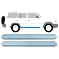 Panel de reparación del umbral para Mitsubishi Pajero 1991-2001 / Izquierda+Derecha / Conjunto 16000