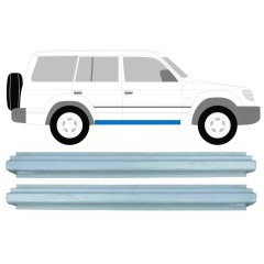 Panel de reparación del umbral para Mitsubishi Pajero 1991-2001 / Izquierda+Derecha / Conjunto 16000