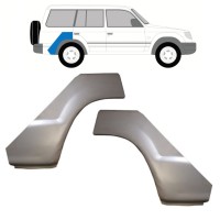 Panel de reparación guardabarros trasero para Mitsubishi Pajero 1991-2001 / Izquierda+Derecha / Conjunto 16151
