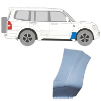 Panel de reparación guardabarros delantero para Mitsubishi Pajero 1999-2006 / Derecho 16901