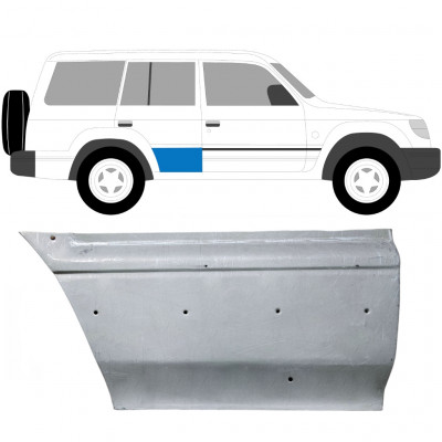 Panel de reparación puerta trasera para Mitsubishi Pajero 1991-2001 / Derecho 7178