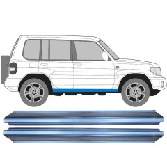 Panel de reparación del umbral para Mitsubishi Pajero Pinin 1998-2007 / Izquierda+Derecha / Conjunto 11363