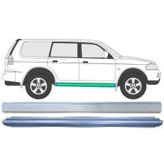 Panel de reparación del umbral interior y exterior para Mitsubishi Pajero Sport 1996-2008 / Izquierda = Derecha (simétrico) / Conjunto 14873
