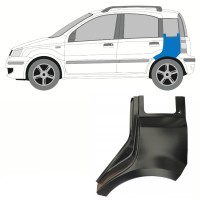 Panel de reparación guardabarros trasero para Fiat Panda 2003-2012 / Izquierda 10752