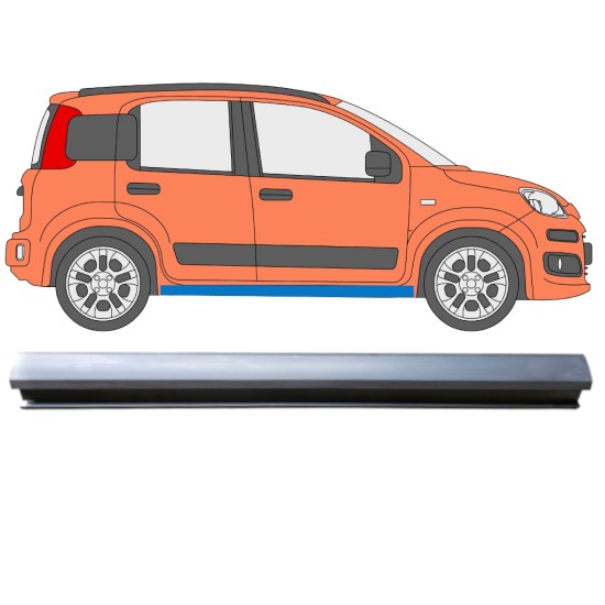 Panel de reparación del umbral para Fiat Panda 2012- / Izquierda = Derecha (simétrico) 14970