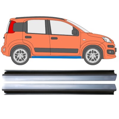 Panel de reparación del umbral para Fiat Panda 2012- / Izquierda+Derecha / Conjunto 14971
