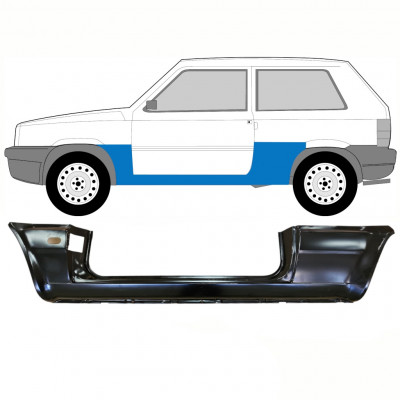 Panel de reparación del umbral para Fiat Panda 1980-2002 / Izquierda 10755