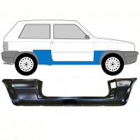 Panel de reparación del umbral para Fiat Panda 1980-2002 / Derecho 10754