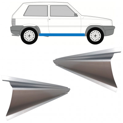 Panel de reparación del umbral para Fiat Panda 1980-2002 / Izquierda = Derecha (simétrico) / Conjunto 10950