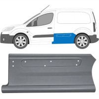 Panel de reparación lateral para Peugeot Partner 2008-2018 / Izquierda 17016