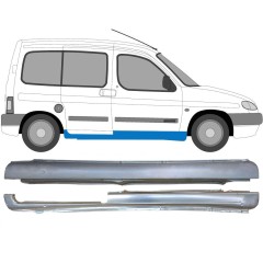 Umbral completo para Peugeot Partner 1996-2008 / Derecho / Conjunto 9417