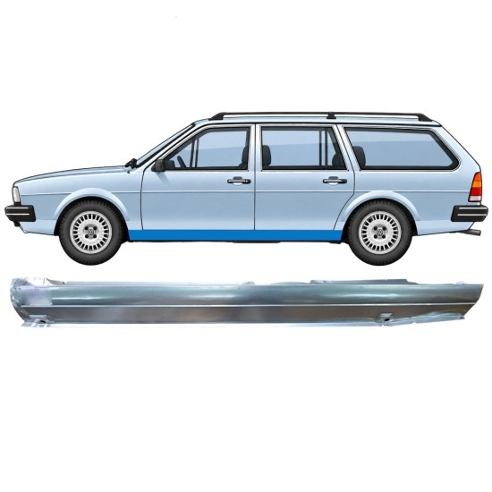 Umbral completo para Volkswagen Passat B2 1980-1988 / Izquierda / COMBI / SEDAN / HATCHBACK 7109
