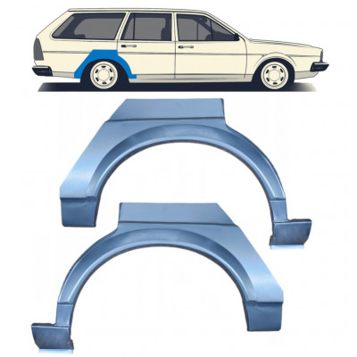 Panel de reparación guardabarros trasero para VW Passat B2 1980-1988 / Izquierda+Derecha / Conjunto 9605