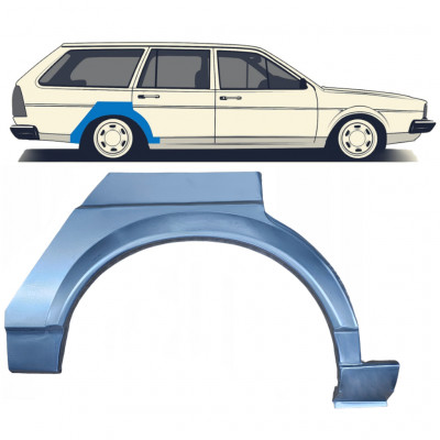 Panel de reparación guardabarros trasero para VW Passat B2 1980-1988 / Derecho 7110