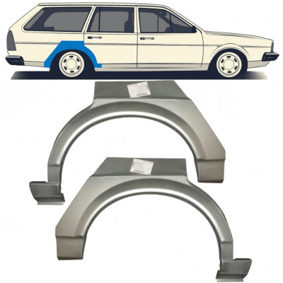 Panel de reparación guardabarros trasero para VW Passat B2 1980-1988 / Izquierda+Derecha / Conjunto 9605