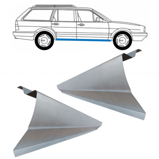 VW PASSAT B2 1980-1988 REPARACIÓN DEL UMBRAL / DERECHA = IZQUIERDA / KIT