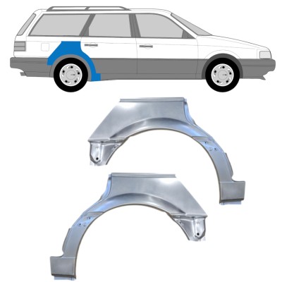 Panel de reparación guardabarros trasero para Volkswagen Passat B3 1988-1993 / Izquierda+Derecha / COMBI 14521