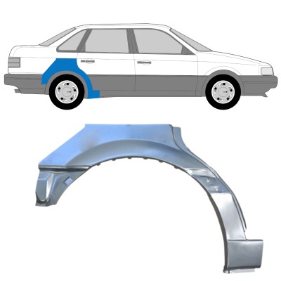 Panel de reparación guardabarros trasero para Volkswagen Passat B3 1988-1993 / Derecho / SEDAN 14516