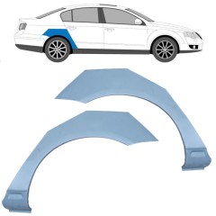 Panel de reparación guardabarros trasero para Volkswagen Passat B6 2005-2010 / Izquierda+Derecha / Conjunto 11455