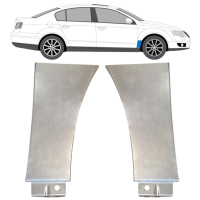 Panel de reparación guardabarros delantero para Volkswagen Passat B6 2005-2010 / Izquierda+Derecha / Conjunto 14697