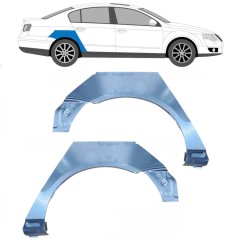 Panel de reparación guardabarros trasero para Volkswagen Passat B6 2005-2010 / Izquierda+Derecha / Conjunto 10286