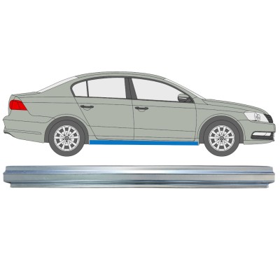 Panel de reparación del umbral para Volkswagen Passat B7 2010-2015 / Derecho 16355