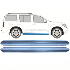 Panel de reparación del umbral para Nissan Pathfinder R51 2004-2013 / Izquierda = Derecha (simétrico) / Conjunto 10365