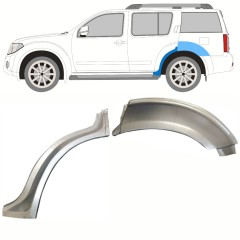 Panel de reparación guardabarros trasero para Nissan Pathfinder R51 2004-2013 / Izquierda / Conjunto 10355