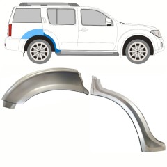 Panel de reparación guardabarros trasero para Nissan Pathfinder R51 2004-2013 / Derecho / Conjunto 10354