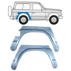 Panel de reparación guardabarros trasero para Nissan Patrol Y60 GY60 1990-1997 / Izquierda+Derecha / Conjunto 11530