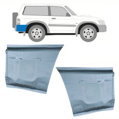 Panel de reparación guardabarros trasero para Nissan Patrol Y61 GY61 1997-2009 / Izquierda+Derecha / Conjunto 10168