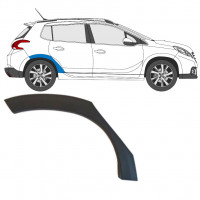 Moldura lateral guardabarros trasero para Peugeot 2008 2013-2019 / Derecho 8096