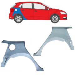 Panel de reparación guardabarros trasero para Volkswagen Polo 2009-2017 / Izquierda+Derecha / Conjunto 12670