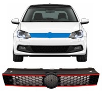 Parrilla para Volkswagen Polo 2014-2017 GTI 17257