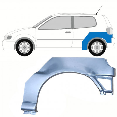 Panel de reparación guardabarros trasero para VW Polo 1994-1999 / Izquierda 10192