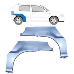 Panel de reparación guardabarros trasero para Volkswagen Polo 1999-2001 / Izquierda+Derecha / Conjunto 9216