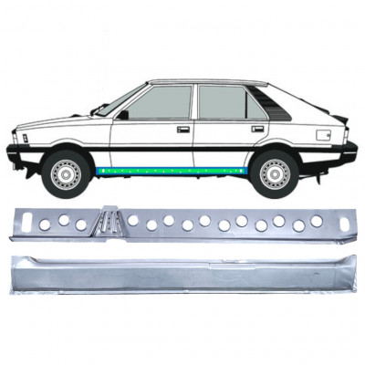 Panel de reparación del umbral interior y exterior para FSO Polonez 1978-2002 / Izquierda / Conjunto 12538