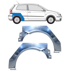Panel de reparación guardabarros trasero para Volkswagen Polo 2001-2009 / Izquierda+Derecha / Conjunto 16261