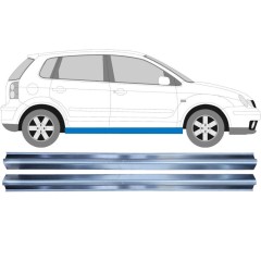 Panel de reparación del umbral para Volkswagen Polo 2001-2009 / Conjunto 11933