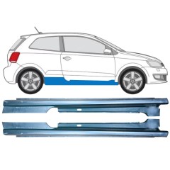 Umbral completo para Volkswagen Polo 2009-2017 / Izquierda+Derecha / Conjunto 12861