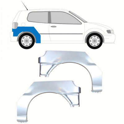 VW POLO 1994-1999 PANEL DE REPARACIÓN DEL ALERÓN TRASERO / KIT