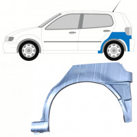 Panel de reparación guardabarros trasero parte inferior para VW Polo 1994-1999 / Izquierda 10195