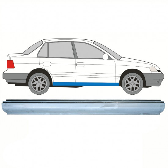 Panel de reparación del umbral para Hyundai Pony Excel 1989-1995 / Izquierda = Derecha (simétrico) 8634