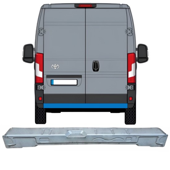 Panel de reparación travesaño trasero para Toyota Proace Max 2024- 16873