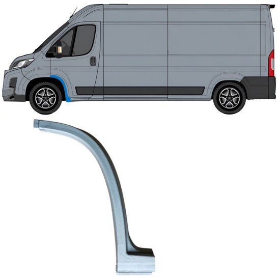 Panel de reparación guardabarros delantero para Toyota Proace Max 2024- / Izquierda 16836